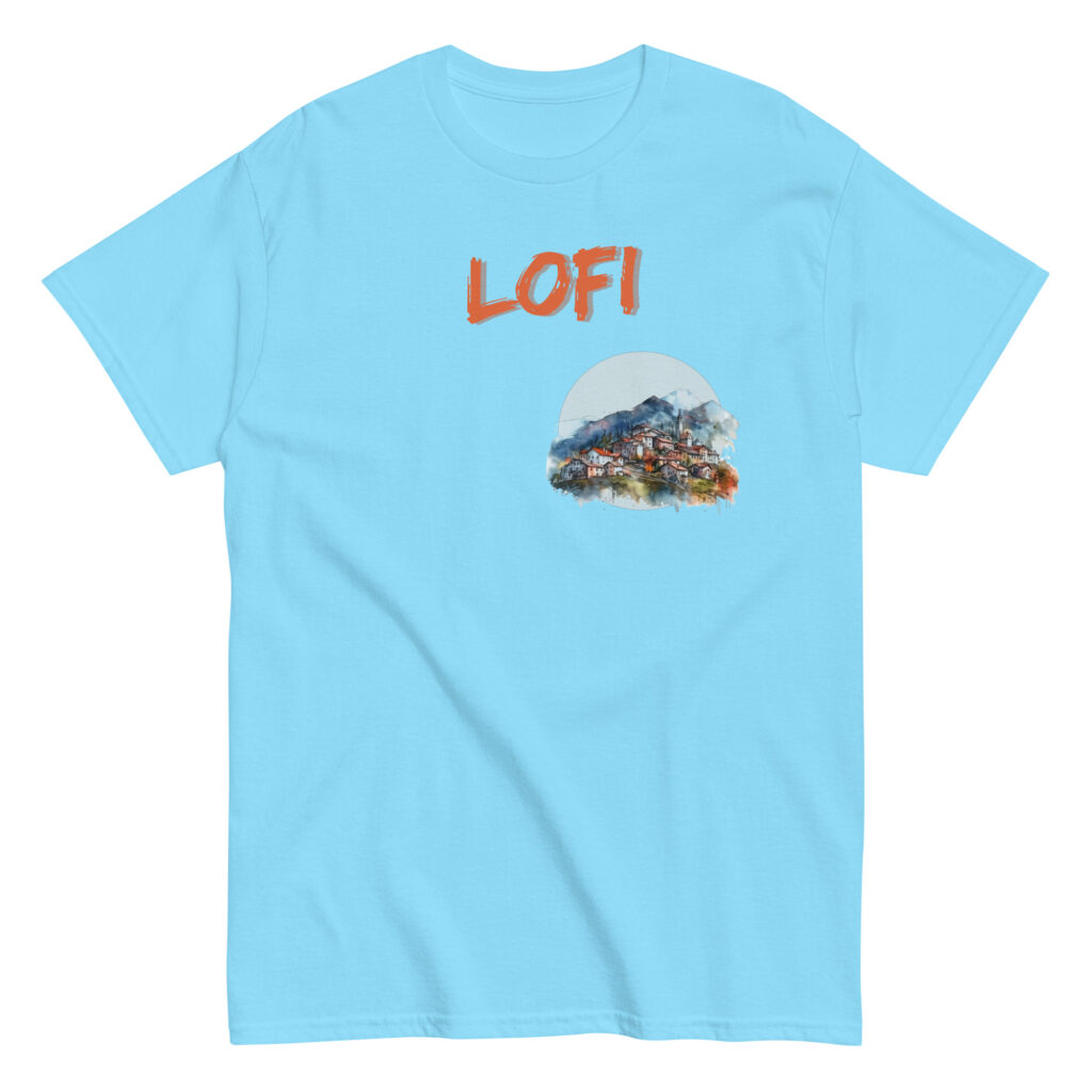 Lofi Sensory Mountain Unisex Tshirt